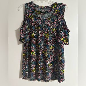 White Birch Top - Floral - Sz XL